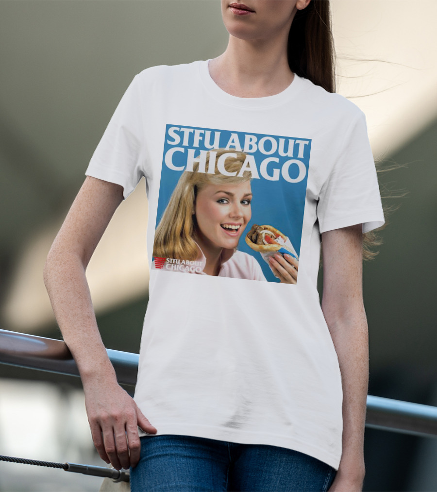 STFU About Chicago Eating Gyro Delight T-Shirt