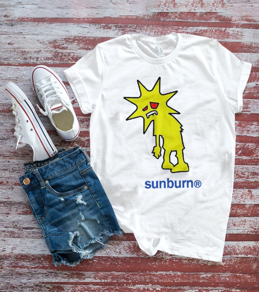 Dominic Fike Sunburn Yellow Sad Character T-Shirt