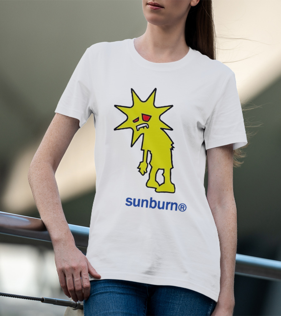 Dominic Fike Sunburn Yellow Sad Character T-Shirt