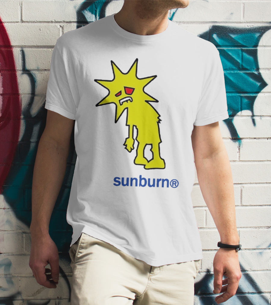 Dominic Fike Sunburn Yellow Sad Character T-Shirt