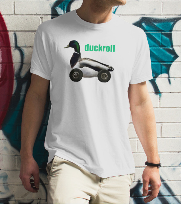 Duckroll Meme Hybrid With Wheels T-Shirt
