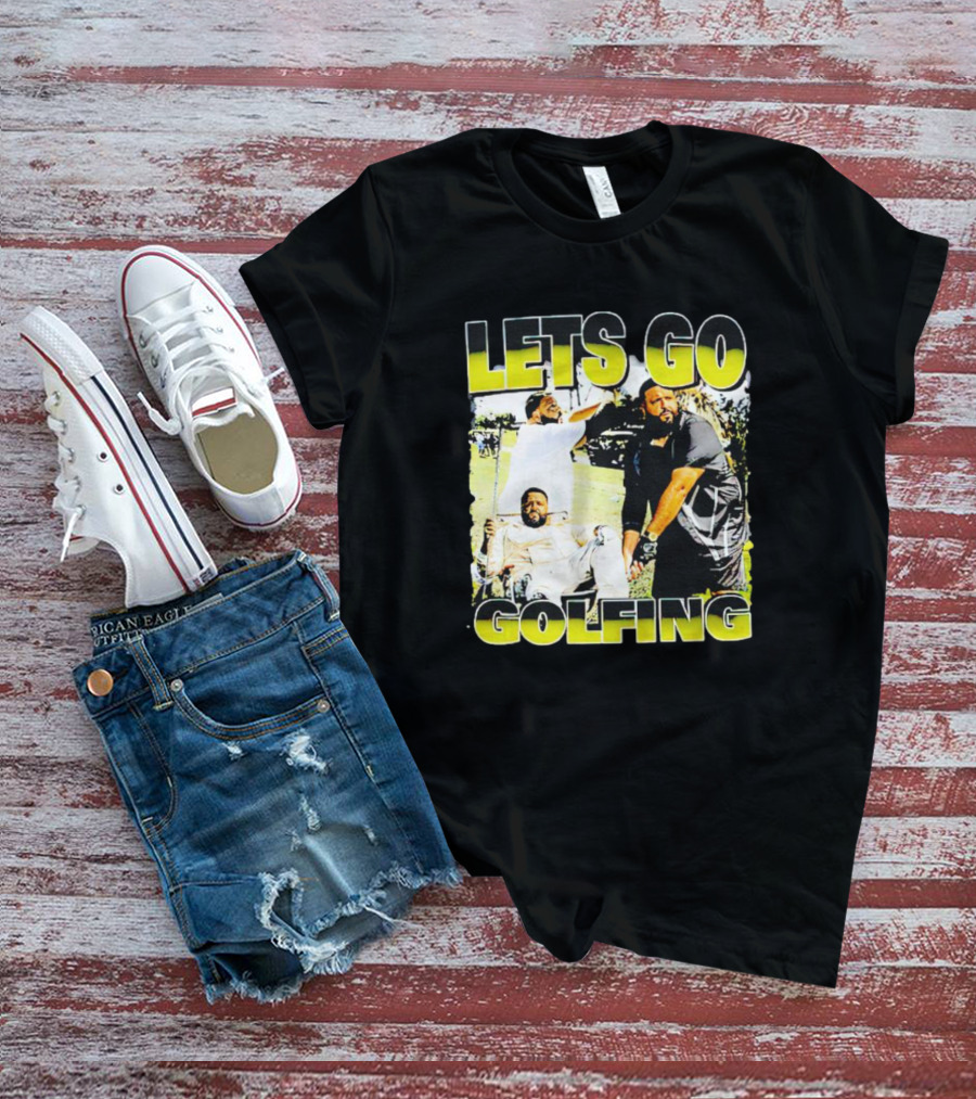 LETS GO GOLFING Golf Course Fun Time T-Shirt