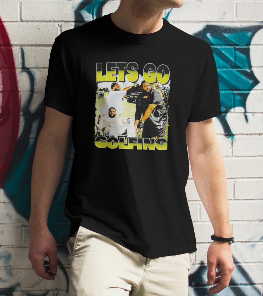 LETS GO GOLFING Golf Course Fun Time T-Shirt