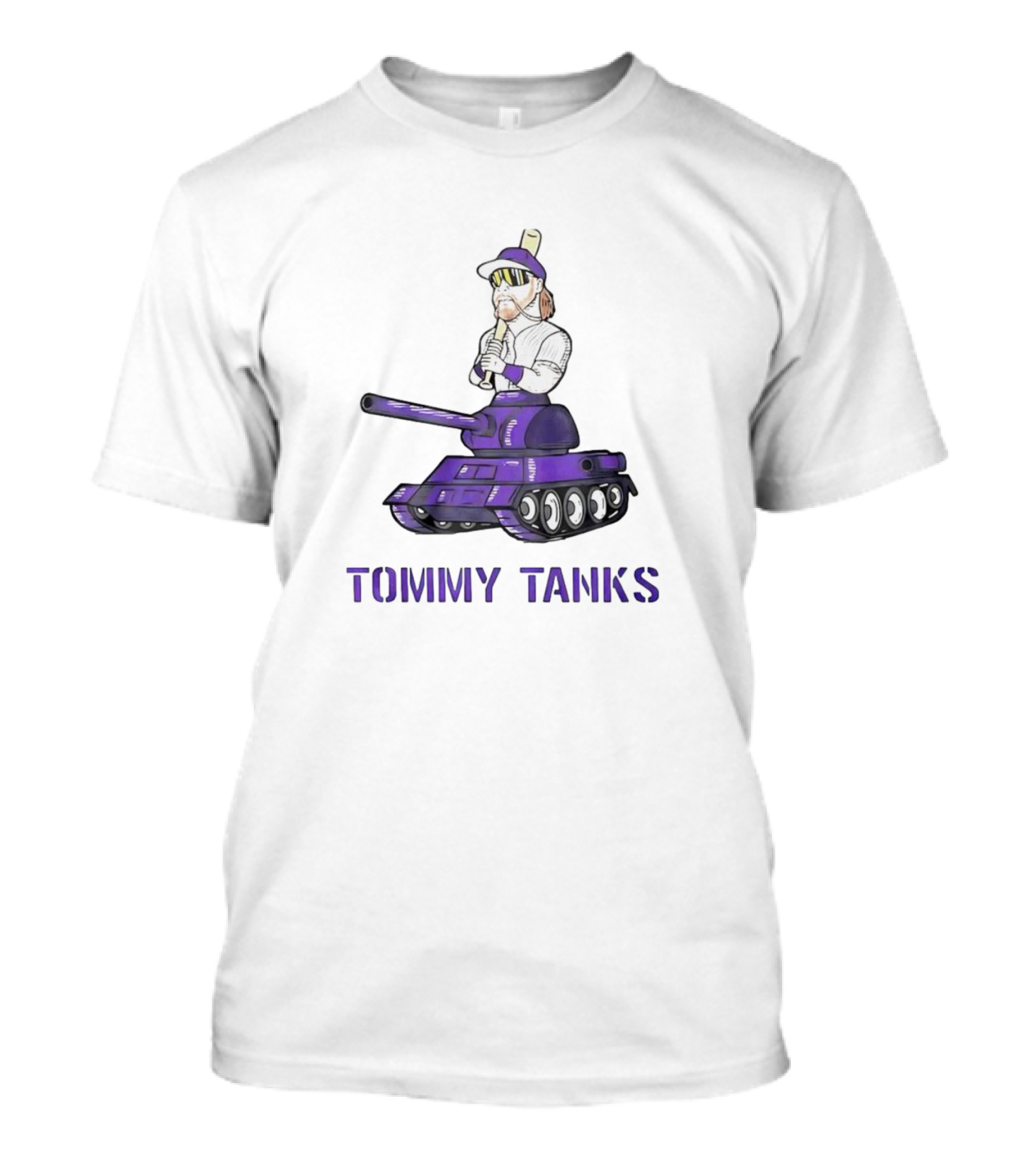 LSU Tigers Tommy White Tommy Tanks Baseball Tank T-Shirt