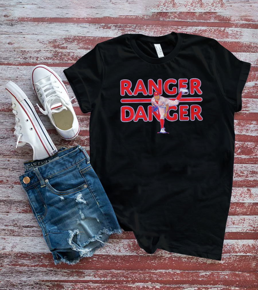 Ranger Danger Ranger Suárez Pitching Action T-Shirt