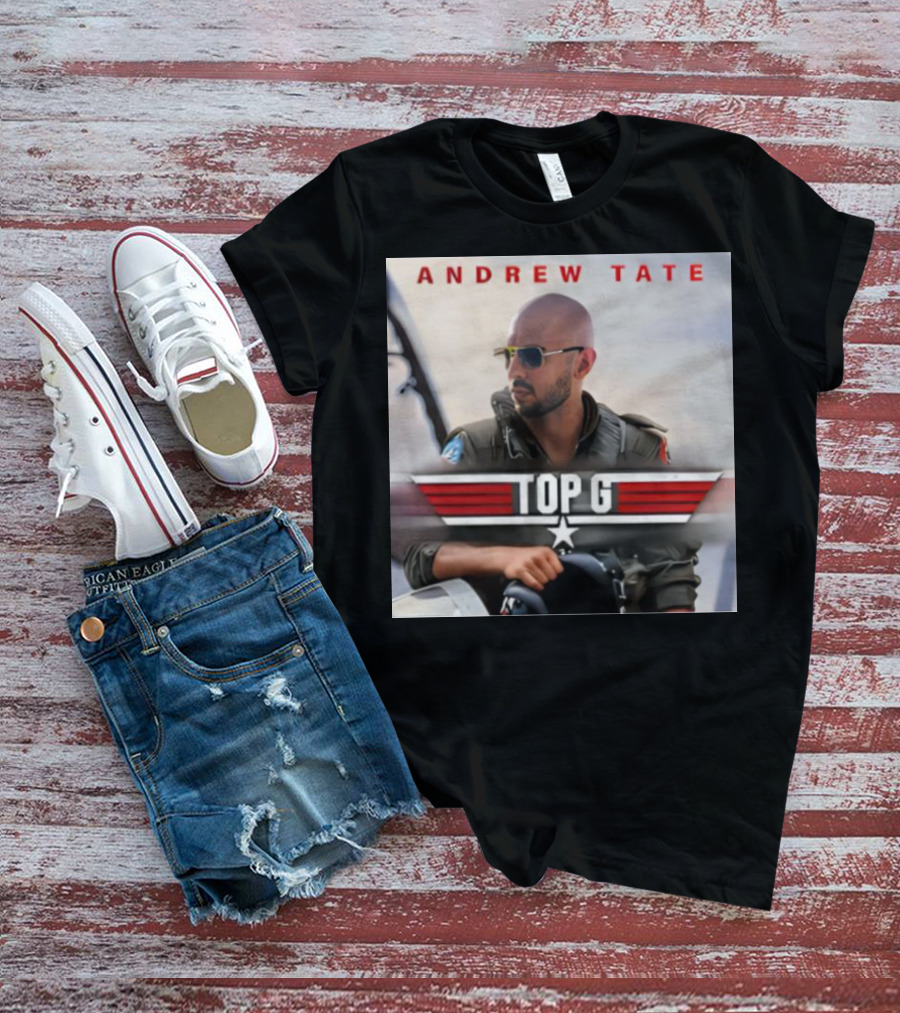 Andrew Tate Top G Pilot Aviator T-Shirt