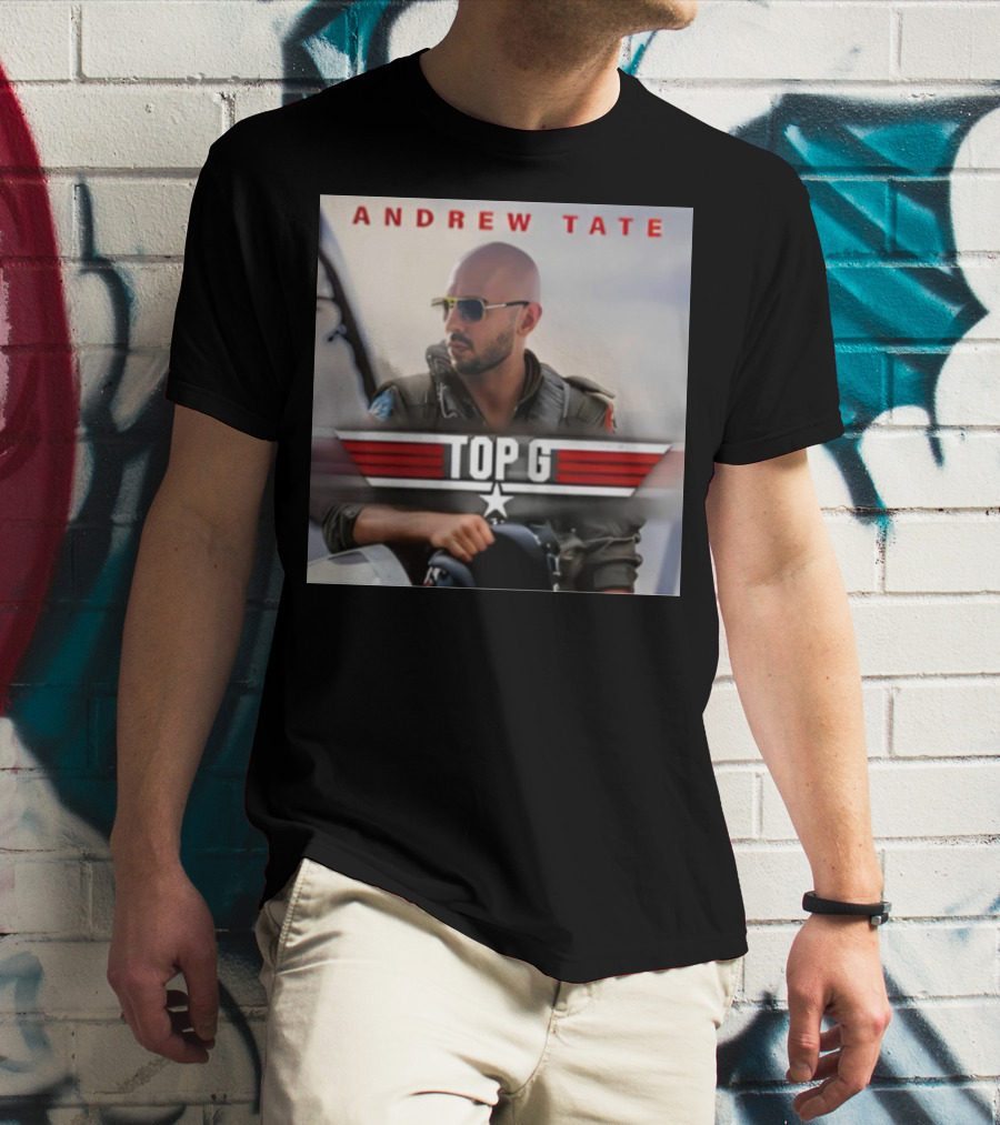 Andrew Tate Top G Pilot Aviator T-Shirt
