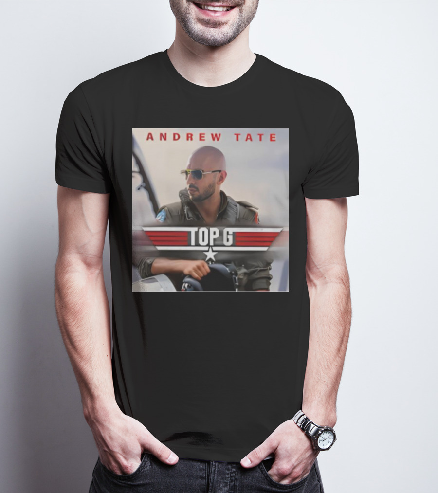 Andrew Tate Top G Pilot Aviator T-Shirt