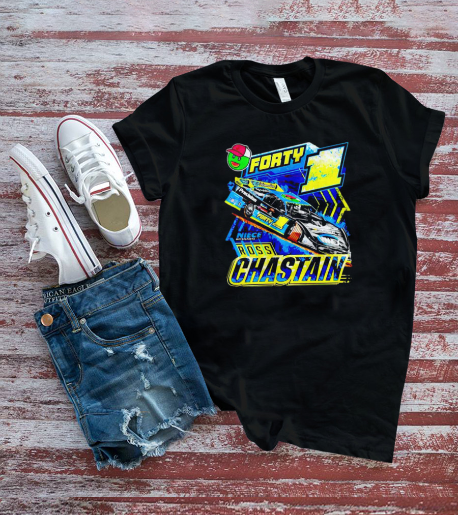 Ross Chastain Forty 1 Dirt Late Model Racing Niece Motorsports T-Shirt