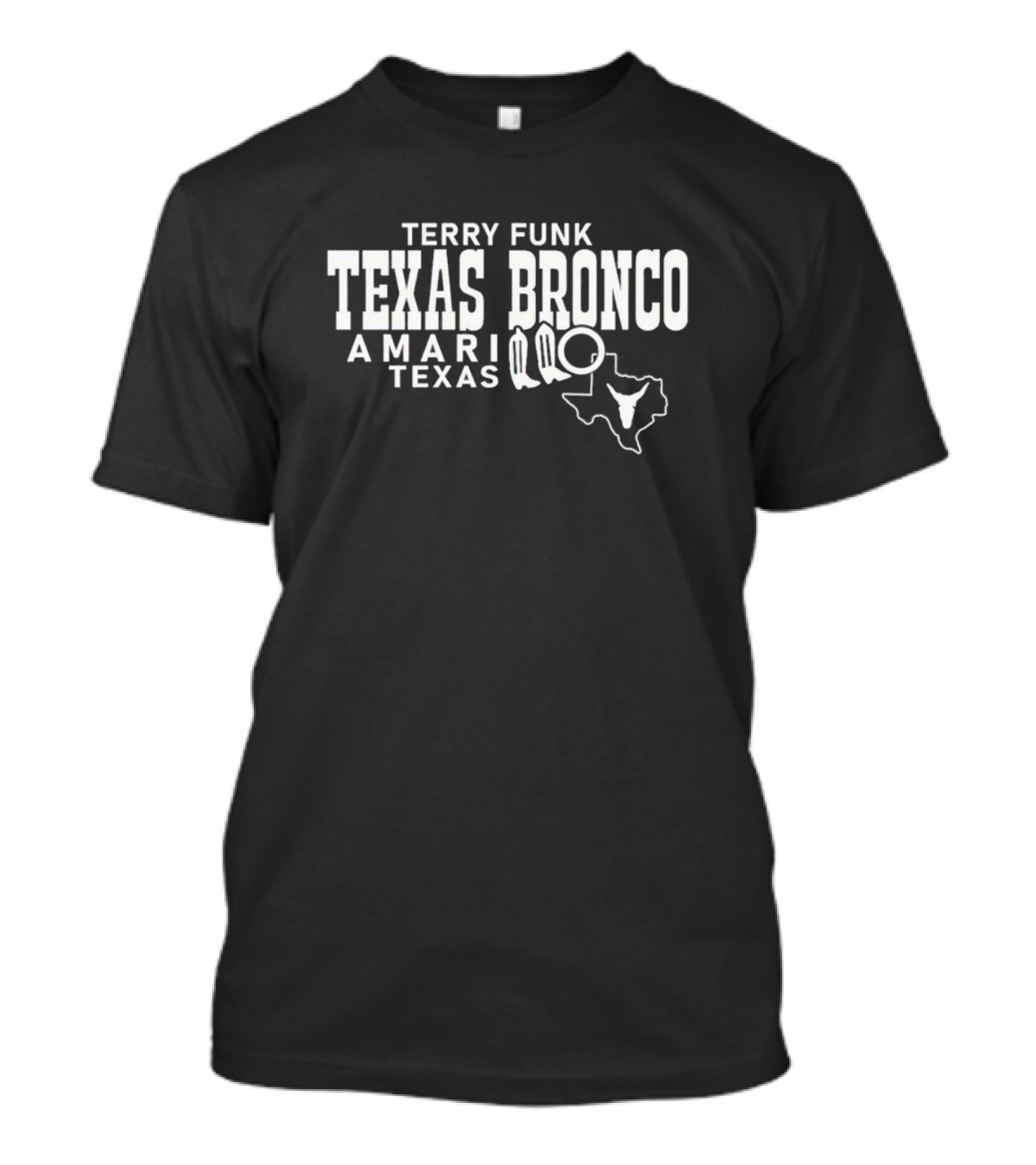 Terry Funk Texas Bronco Amarillo Texas T-Shirt