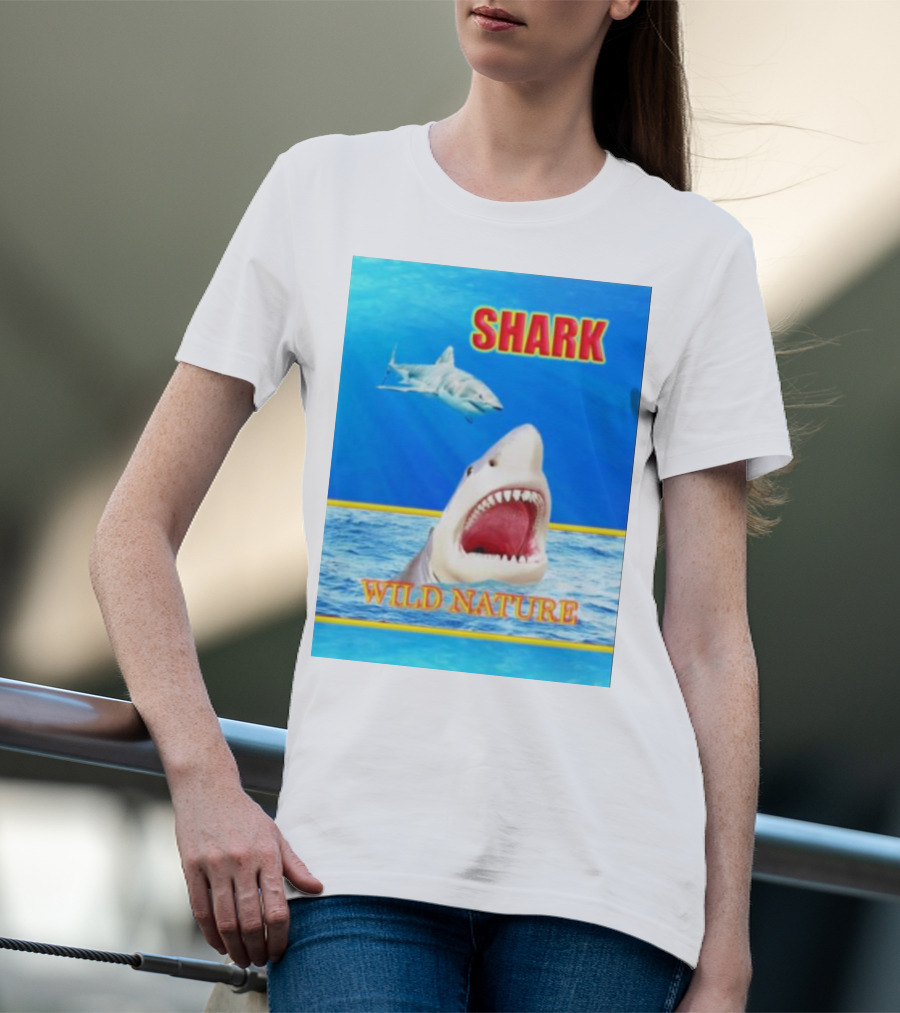 Shark Wild Nature Ocean Scene T-Shirt