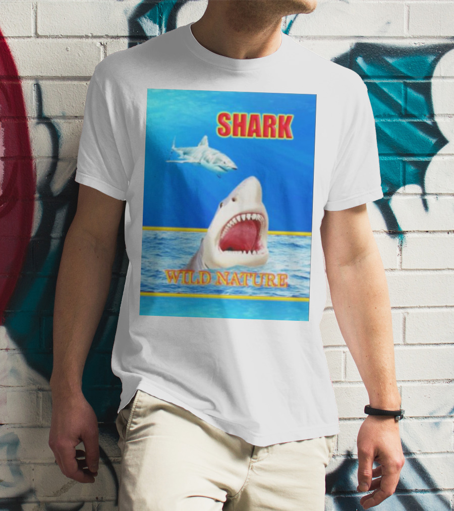 Shark Wild Nature Ocean Scene T-Shirt