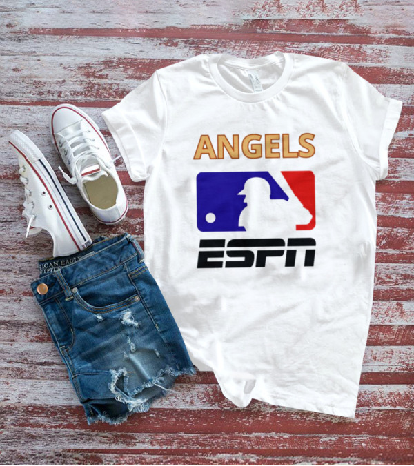 ANGELS ESPN MLB Logo Parody Baseball T-Shirt