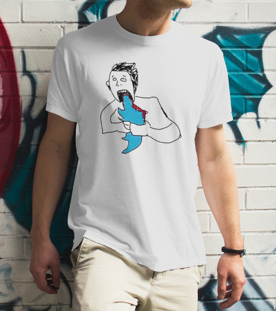 Men’s Elon Devouring Twitter Bird T-Shirt