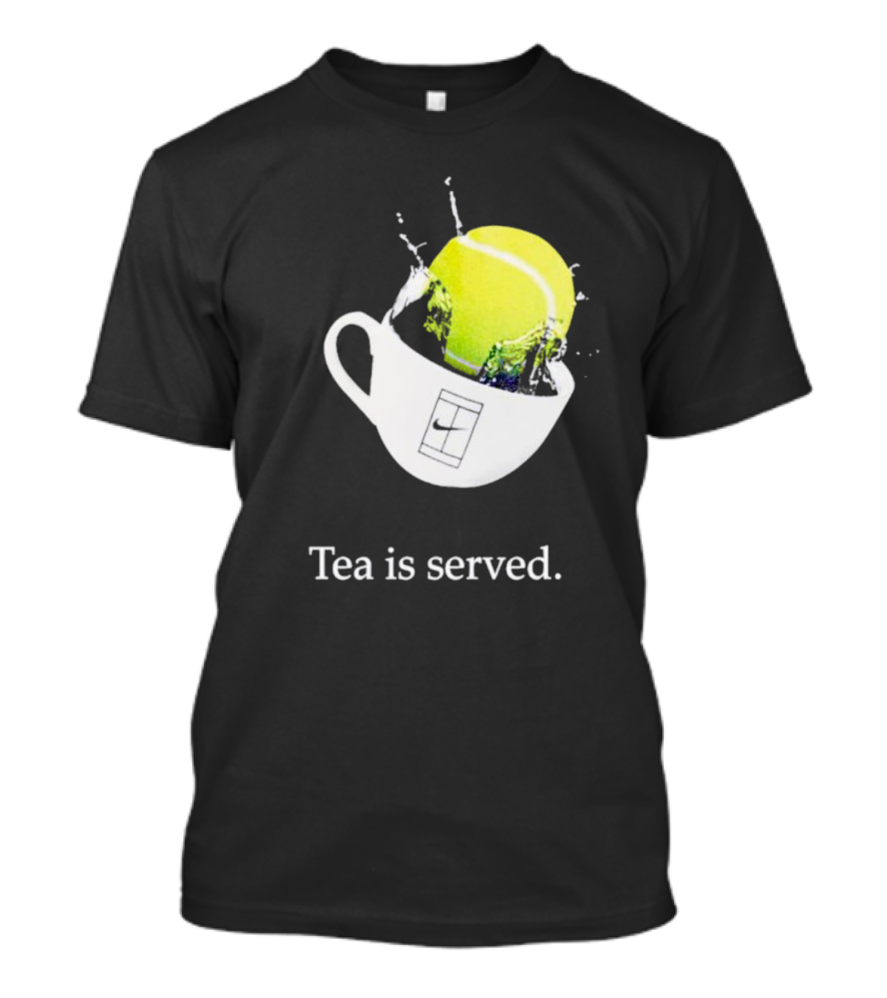 Paula Badosa Tennis Tea Is Served With Splashing Ball And Cup T-Shirt