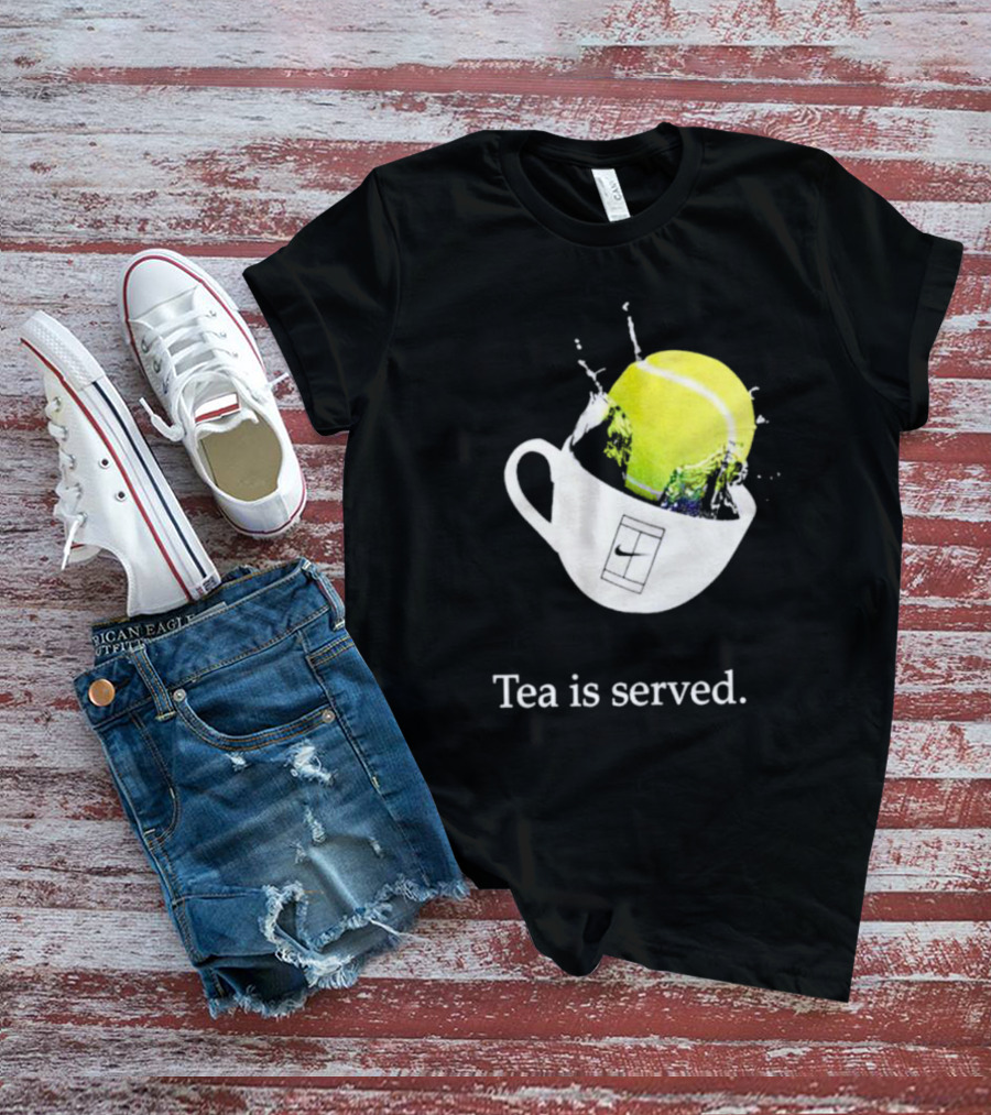 Paula Badosa Tennis Tea Is Served With Splashing Ball And Cup T-Shirt