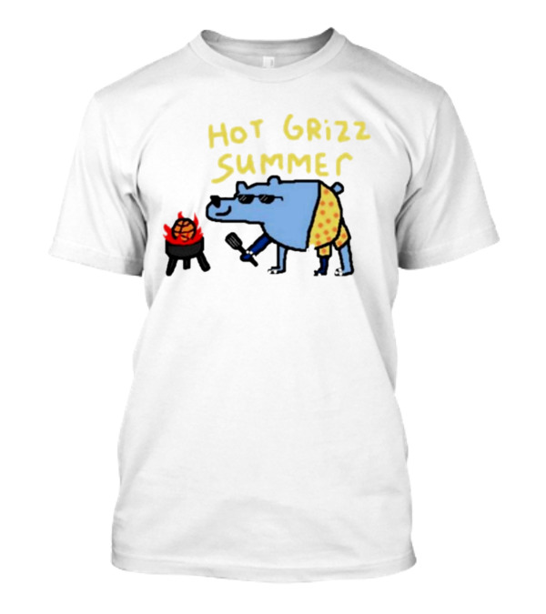 Memphis Grizzlies Hot Grizz Summer BBQ Bear Shorts Sunglasses T-Shirt