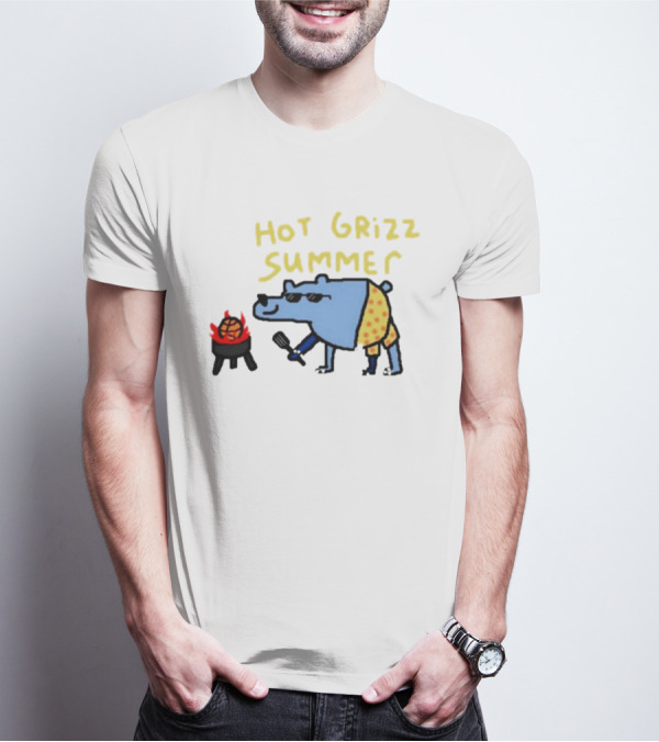 Memphis Grizzlies Hot Grizz Summer BBQ Bear Shorts Sunglasses T-Shirt
