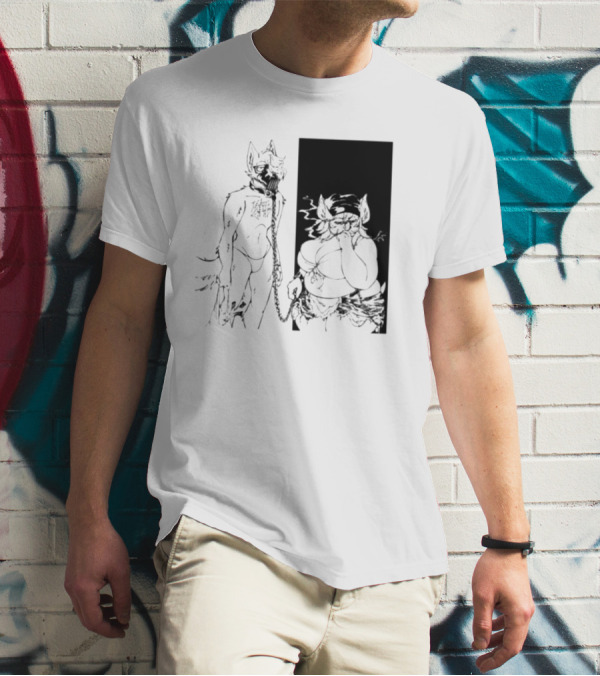 The Muzzle Furry Chain Anthro Duo T-Shirt