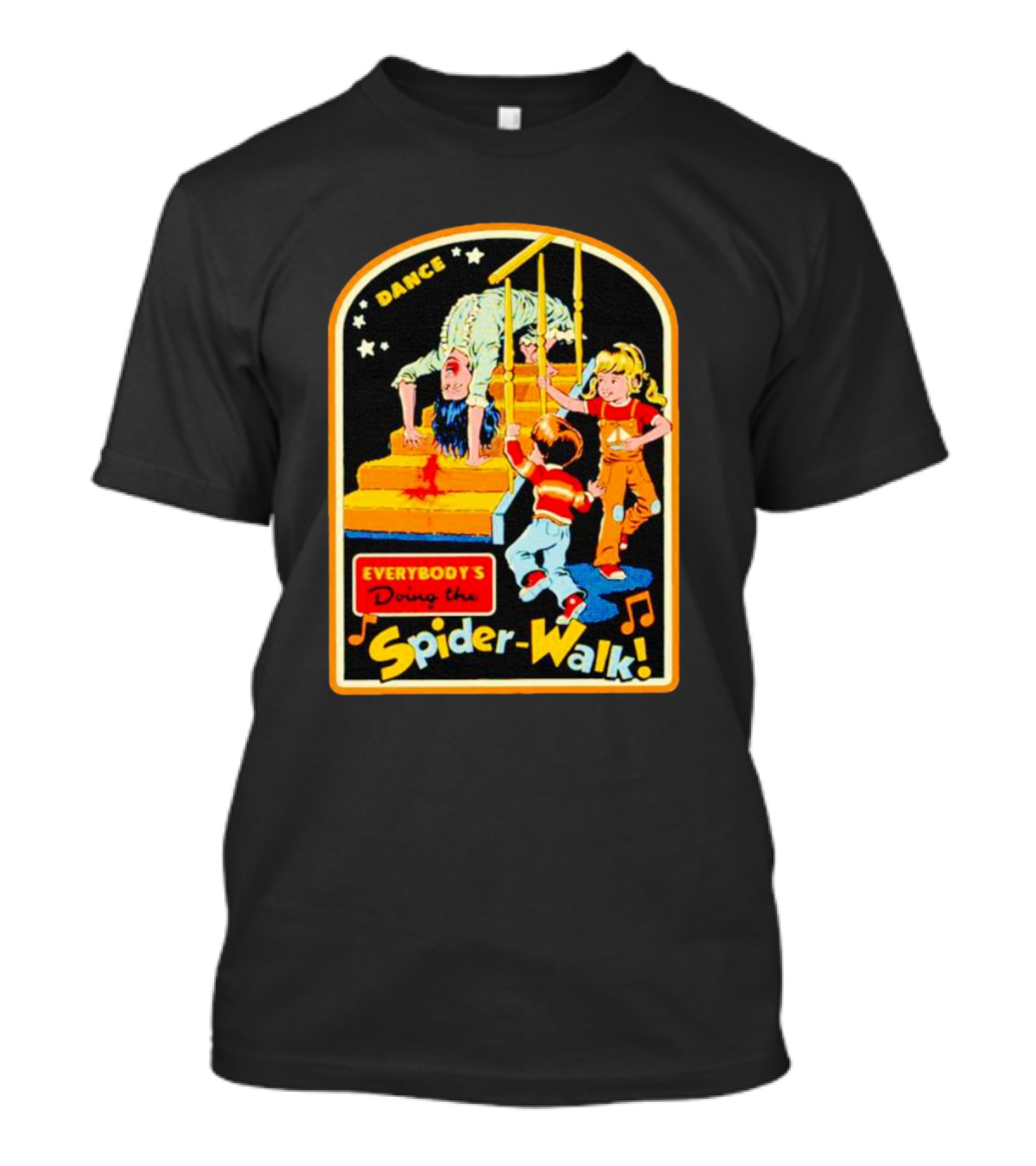 Dance Sensation Everybody's Doing The Spider-Walk Stars Music Steps T-Shirt