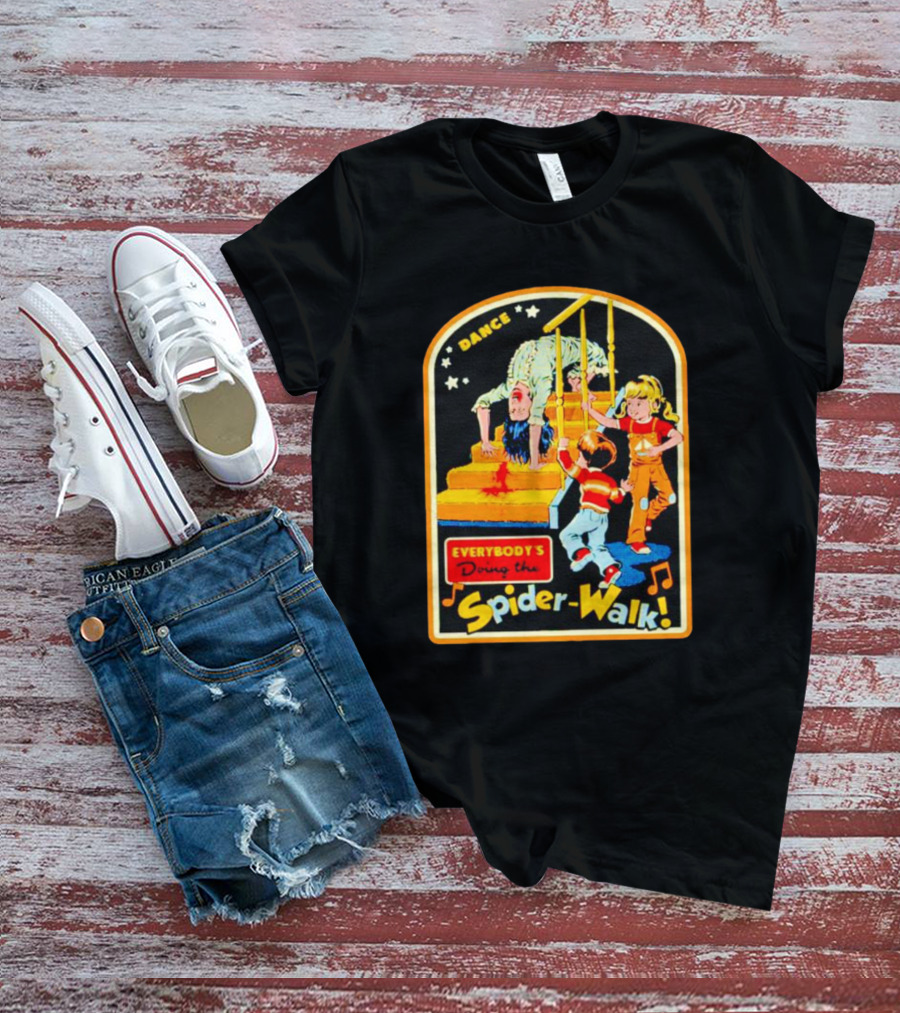 Dance Sensation Everybody's Doing The Spider-Walk Stars Music Steps T-Shirt