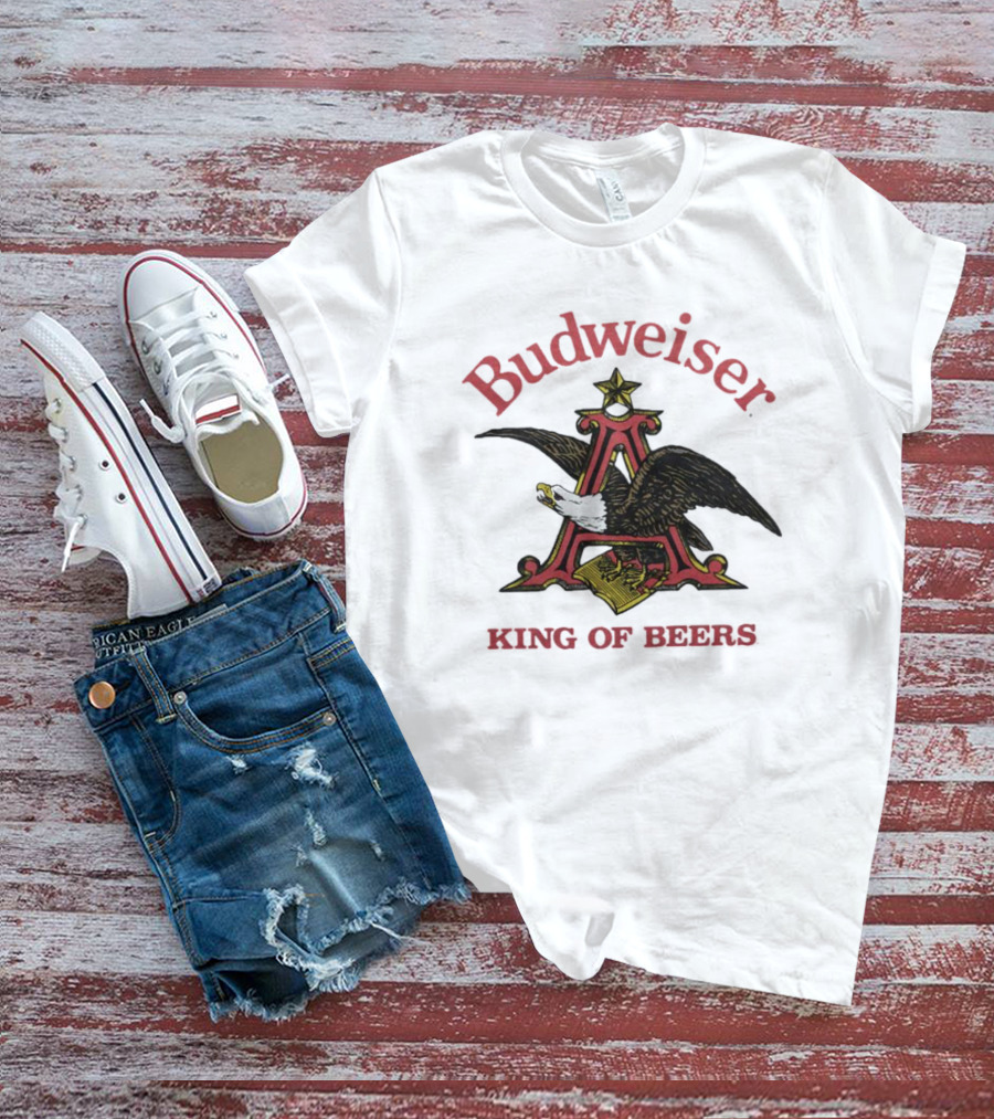 Budweiser King Of Beers Eagle Logo Iconic T-Shirt
