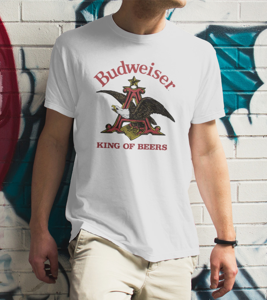 Budweiser King Of Beers Eagle Logo Iconic T-Shirt