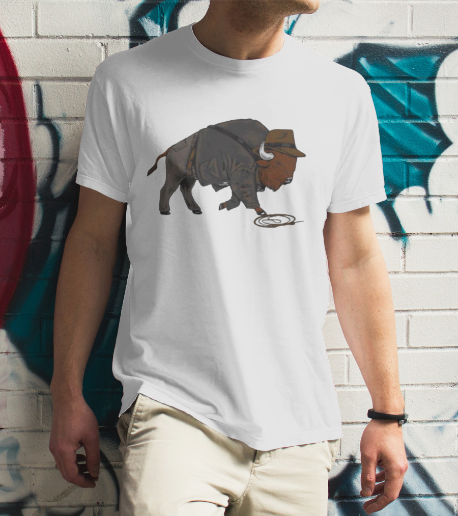 Buffalo Jones Cowboy Western Lasso Adventure T-Shirt