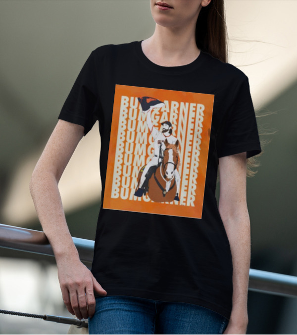 Bumgarner Riding Horse Giants Baseball Victory T-Shirt