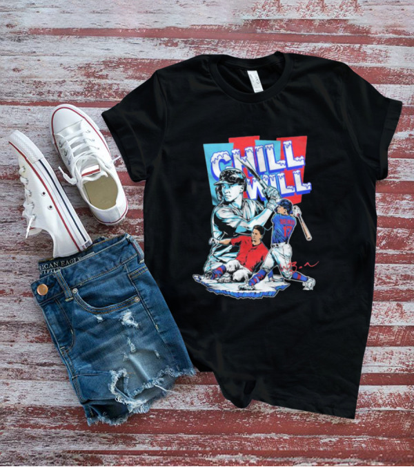 Will Brennan Chill Will Baseball Ice Themed T-Shirt