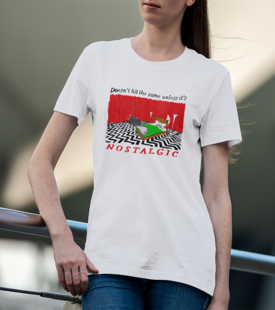Doesn't Hit The Same Unless It's Nostalgic Retro Bedroom Scene T-Shirt