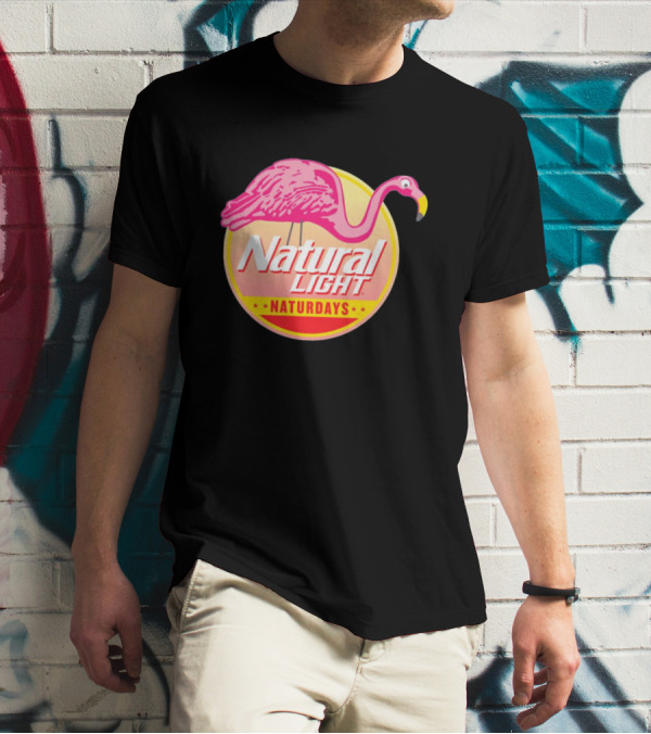 Natural Light Naturdays Flamingo T-Shirt