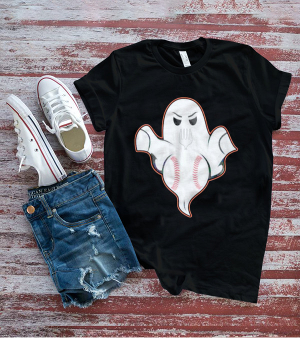 Ghost Forkball Baseball Spirit T-Shirt