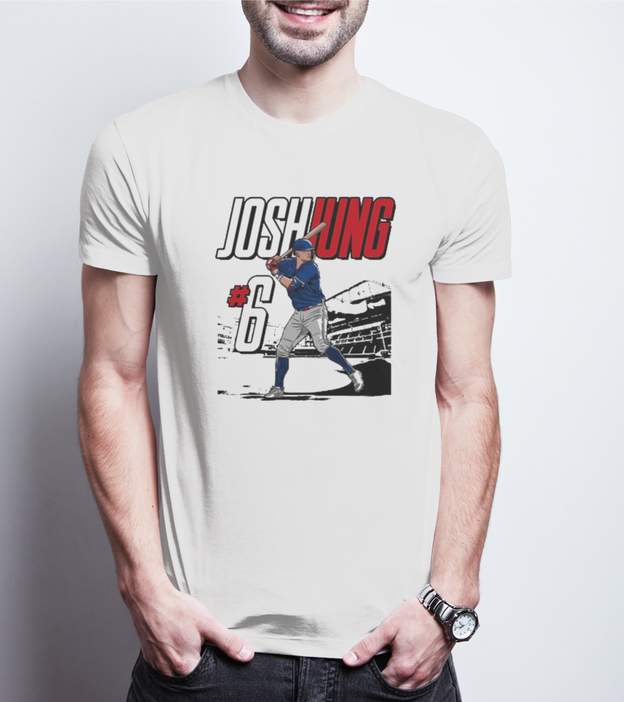 Josh Jung #6 Texas Baseball MVP Player T-Shirt