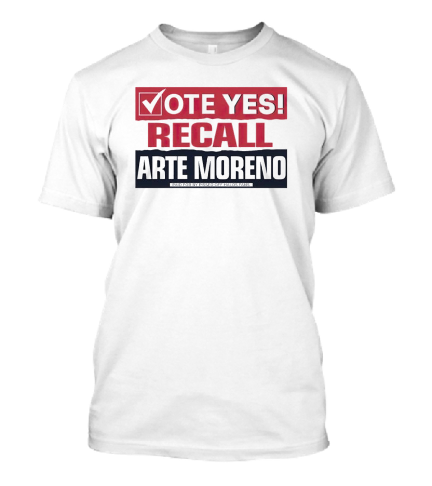Vote Yes Recall Arte Moreno T-Shirt