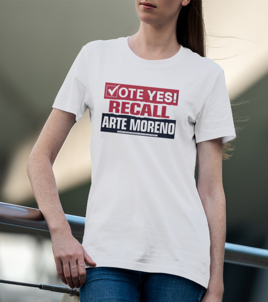 Vote Yes Recall Arte Moreno T-Shirt