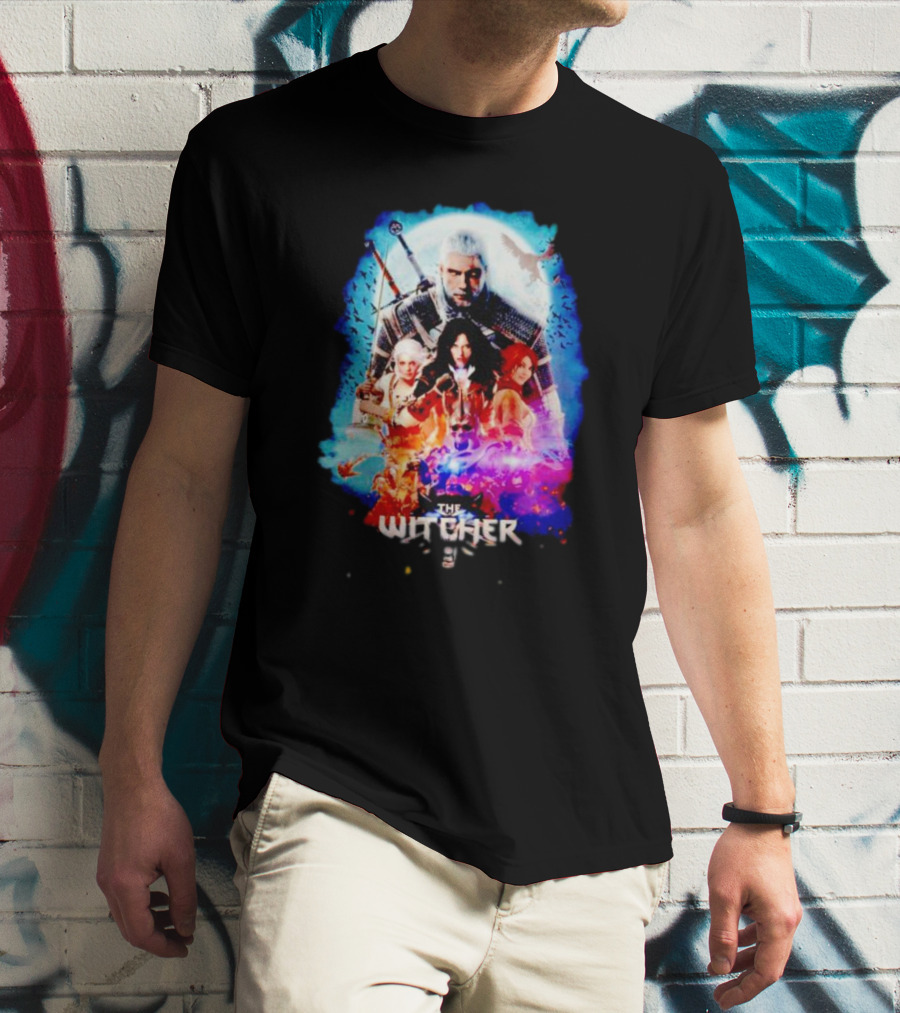 The Witcher Geralt Ciri Yennefer Triss Fantasy T-Shirt