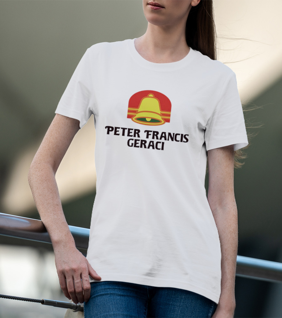 Harebrained Peter Francis Geraci Bell T-Shirt
