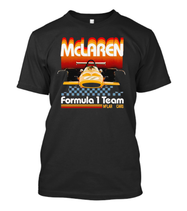 McLaren Formula 1 Team 1970s Racing Car T-Shirt