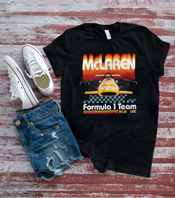 McLaren Formula 1 Team 1970s Racing Car T-Shirt