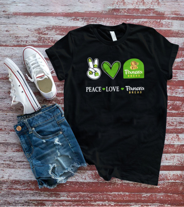 Peace Love Panera Bread Heart T-Shirt