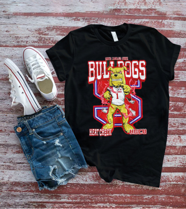 South Carolina State Bulldogs Heat Check HBCU Sports Mascot T-Shirt