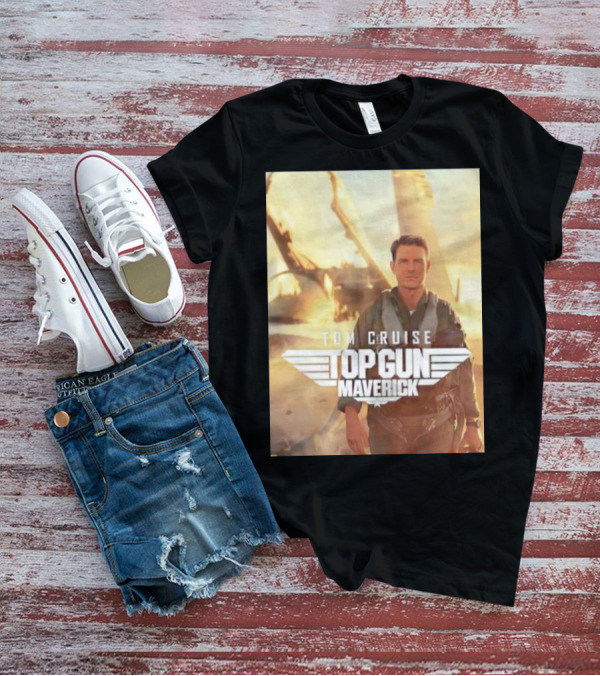 Tom Cruise Top Gun Maverick Pilot Iconic Movie Scene T-Shirt