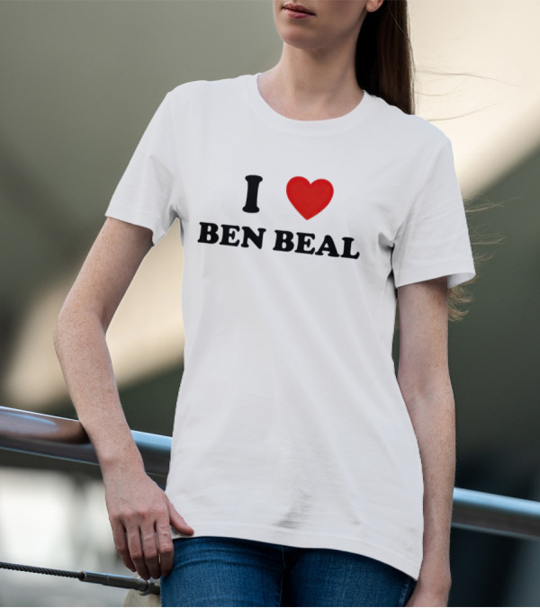 I Love Ben Beal Red Heart T-Shirt