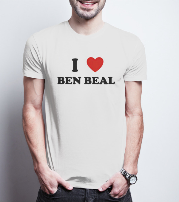 I Love Ben Beal Red Heart T-Shirt