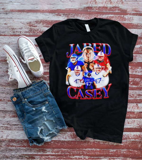 Jared Casey Football Collage 47 Jersey T-Shirt