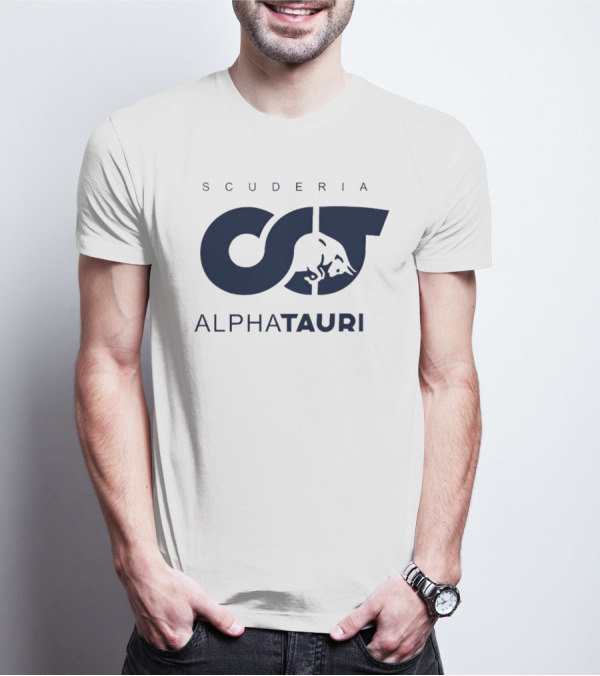 SCUDERIA ALPHATAURI Formula One Team Logo Blue Bull T-Shirt