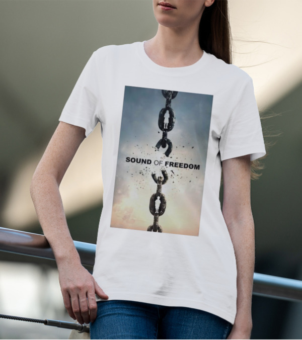 SOUND OF FREEDOM Broken Chains Symbolic T-Shirt
