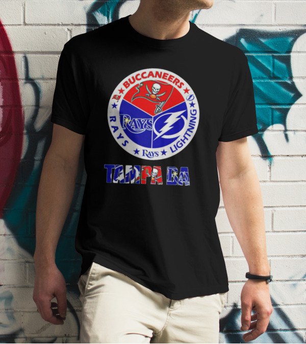 Tampa Bay Buccaneers Rays Lightning Sports Teams T-Shirt