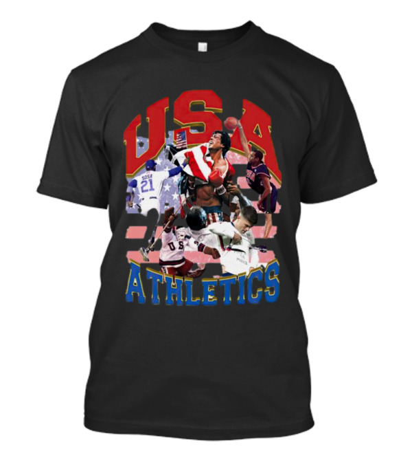 USA Athletics Sports Team Players Iconic Moments T-Shirt